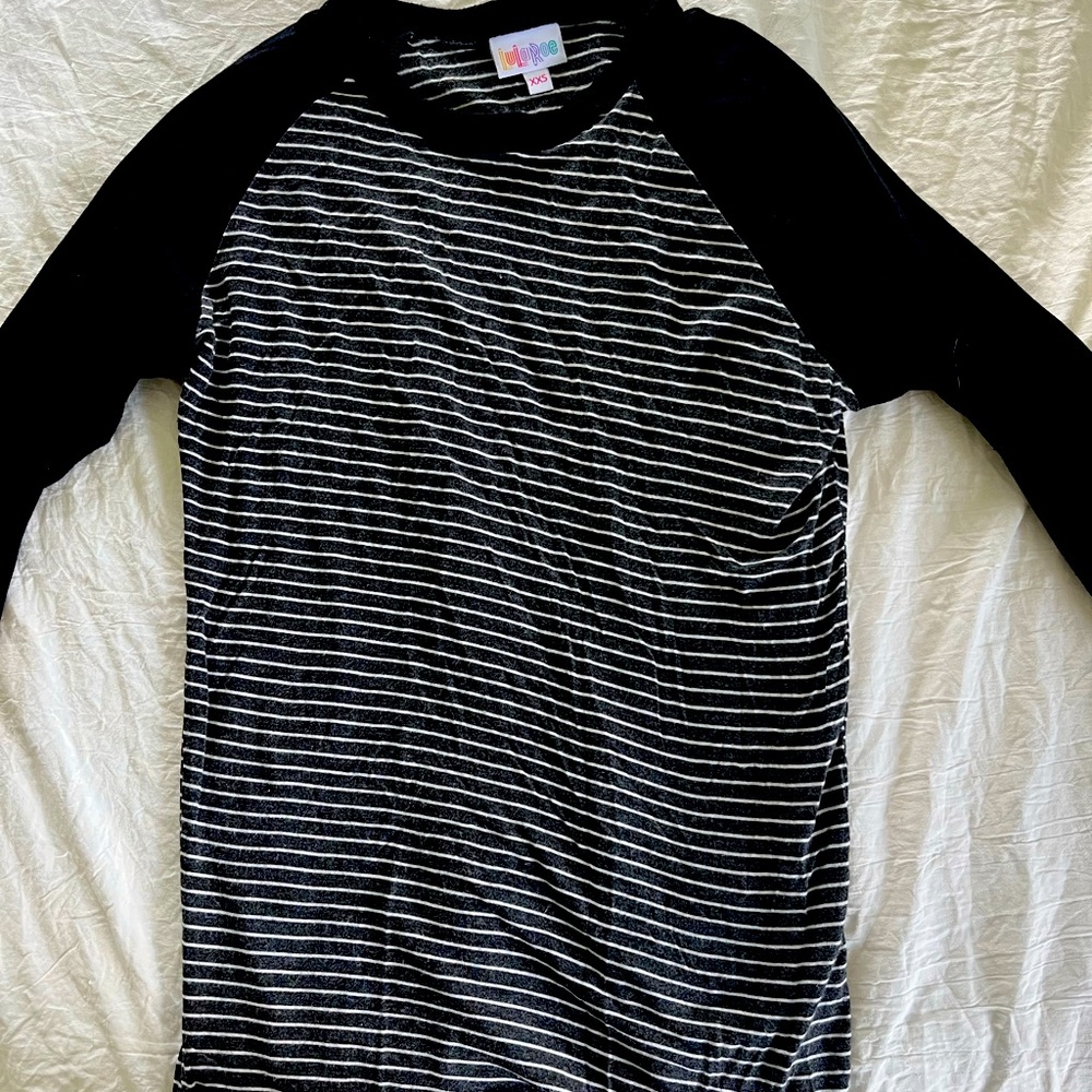 Lula roe xxs raglan top